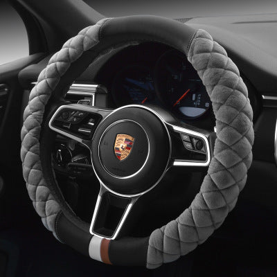 Car plush steering wheel cover - Auto GoShop