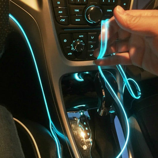 Tira de luz USB para interior de coche