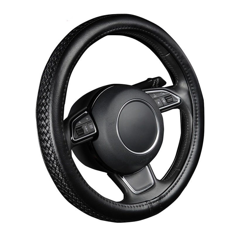 Steering Wheel Cover with Anti-Slip Braiding