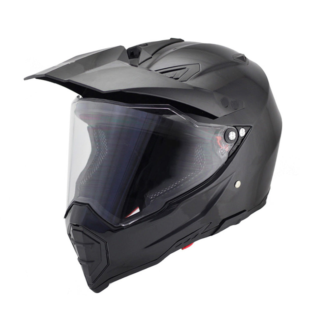 Black Handsome full-cover motorcycle off-road helmet
