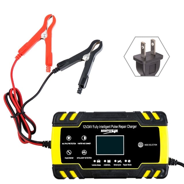 Universal Car Battery Charger with Pulse Repair