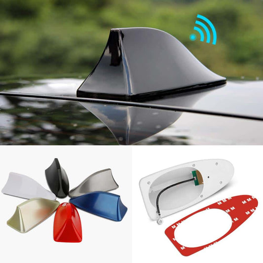 Antena universal de techo de aleta de tiburón para coche