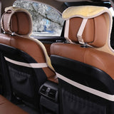 Fluffy Solid Color Car Seat Cover