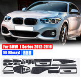 RHD Carbon Fiber Interior Sticker Vinyl For BMW 1 Series 2012-2016 - Auto GoShop
