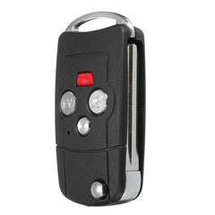 Dark Slate Gray Uncut Blade Remote Key Fold Case 4 Button Flip Key Shell for TOYOTA Camry