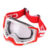 Motorrad-Schutzbrille mit transparenten Gläsern