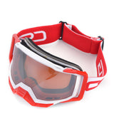 Gafas protectoras para motocicleta con lentes transparentes