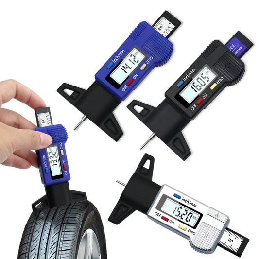 Medidor digital de profundidad de la banda de rodadura del neumático del automóvil