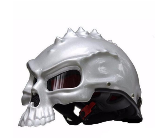 Retro Skull Motorcycle Helmet - Auto GoShop