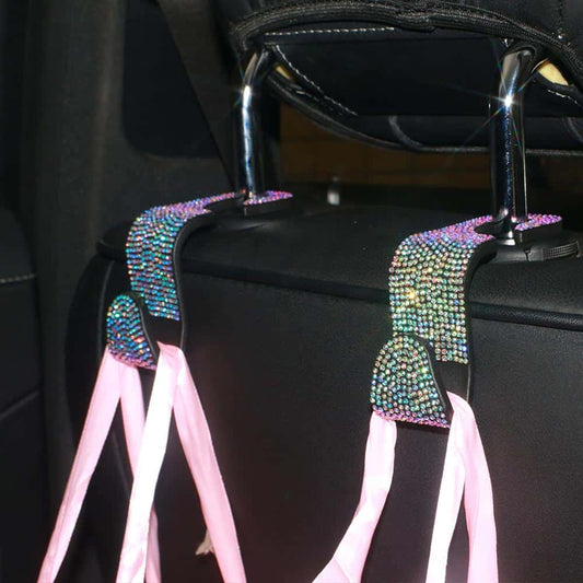 Glitter Car Back Seat Hook 2 Pcs Set