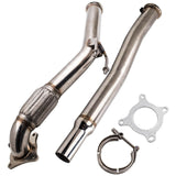 Stainless Steel Exhaust Muffler Decat Downpipe For VW Golf MK5 MK6 2.0 GTI 2005-2012 - Auto GoShop