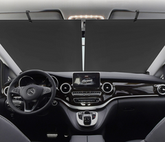 Dark Slate Gray Car interior sun visor (Silver)