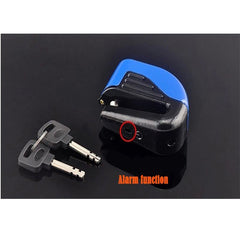 Black Motorcycle alarm disc brake lock anti-theft lock