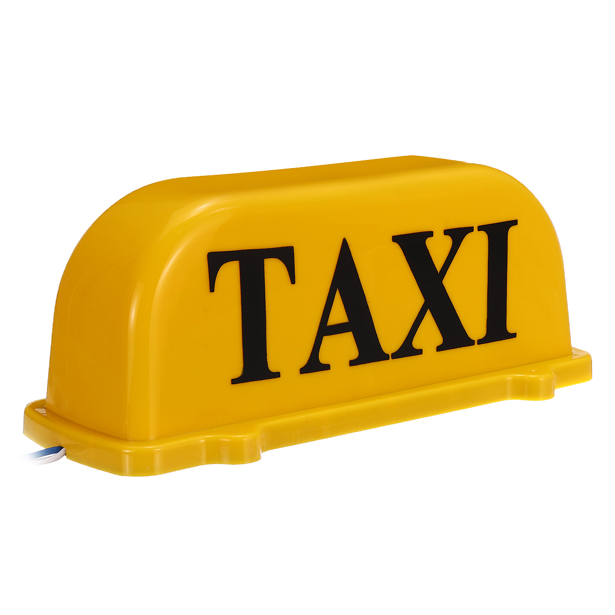 Universal 26Cm TAXI Cab Sign Car Magnetic Lamp Roof Top Topper Light Waterproof Yellow - Auto GoShop