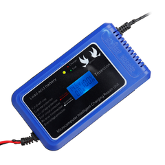 12V 10A LCD Lead Acid Battery Charger Maintainer Portable for Motorcycle Car - Auto GoShop