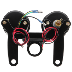 Universal LED Motorcycle Black Tachometer+Odometer Speedometer Gauge W/ Bracket