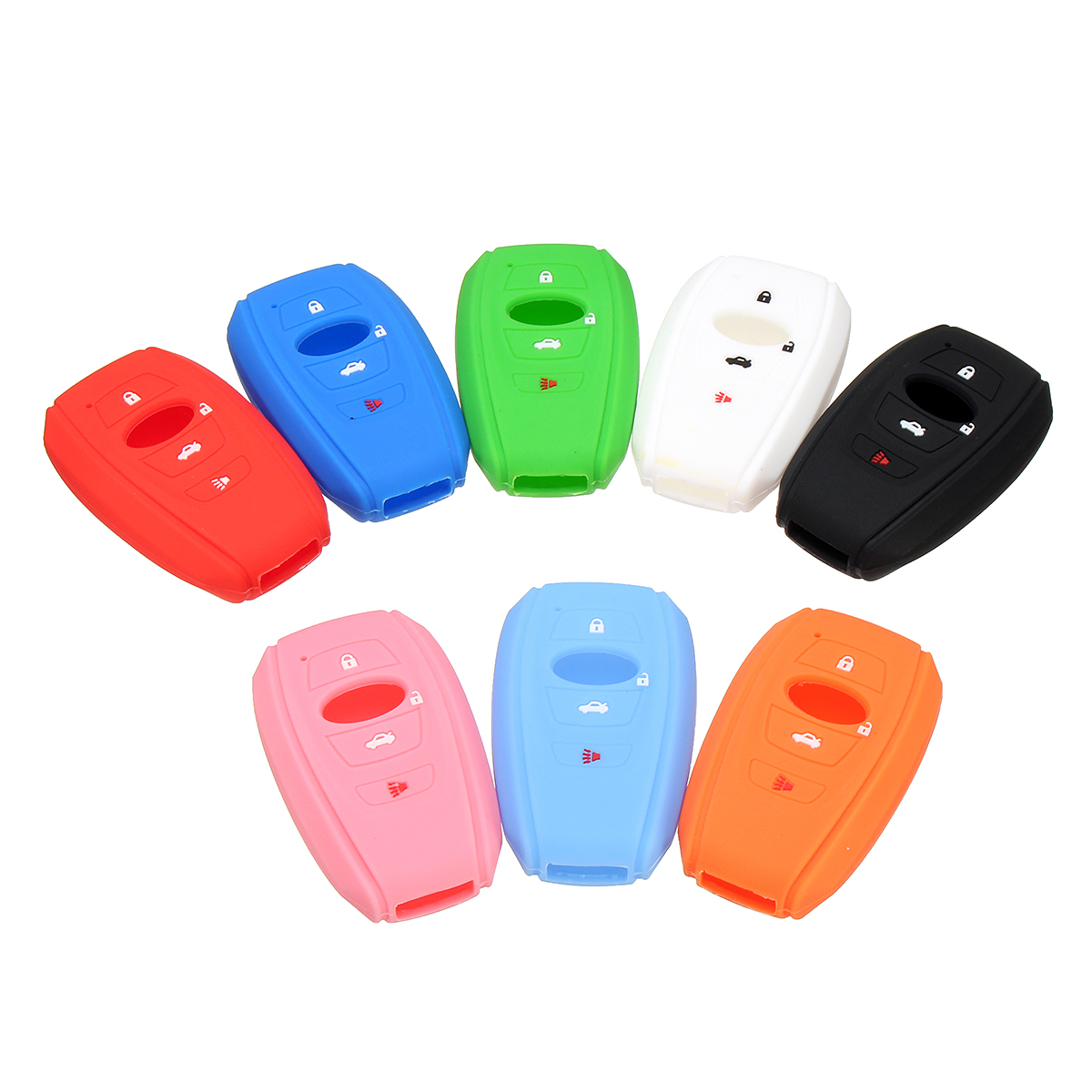 4 Buttons Silicone Remote Key Case for Subaru Forester BRZ WRX HYQ14AHC 16-17 - Auto GoShop