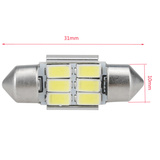 31MM Festoon 5630 6SMD Canbus Error Free Car White LED Interior Dome Light Bulb