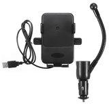 Qi Wireless Charger Dual USB Car Cig Arette Lighter Holder for I Phone Sam Sungder