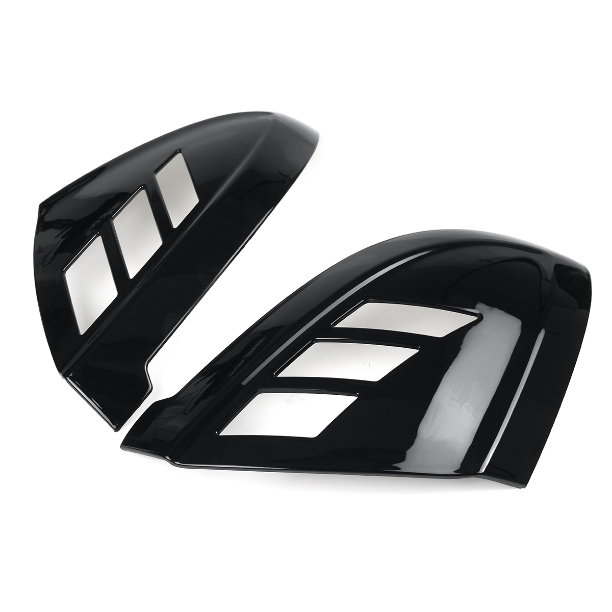 1 Pair Glossy Black Rear View Mirror Cap Cover Add on Case Side Mirror Car Modification for AUDI A4 S4 RS4 A5 S5 RS5 All Models 2017-2020 - Auto GoShop