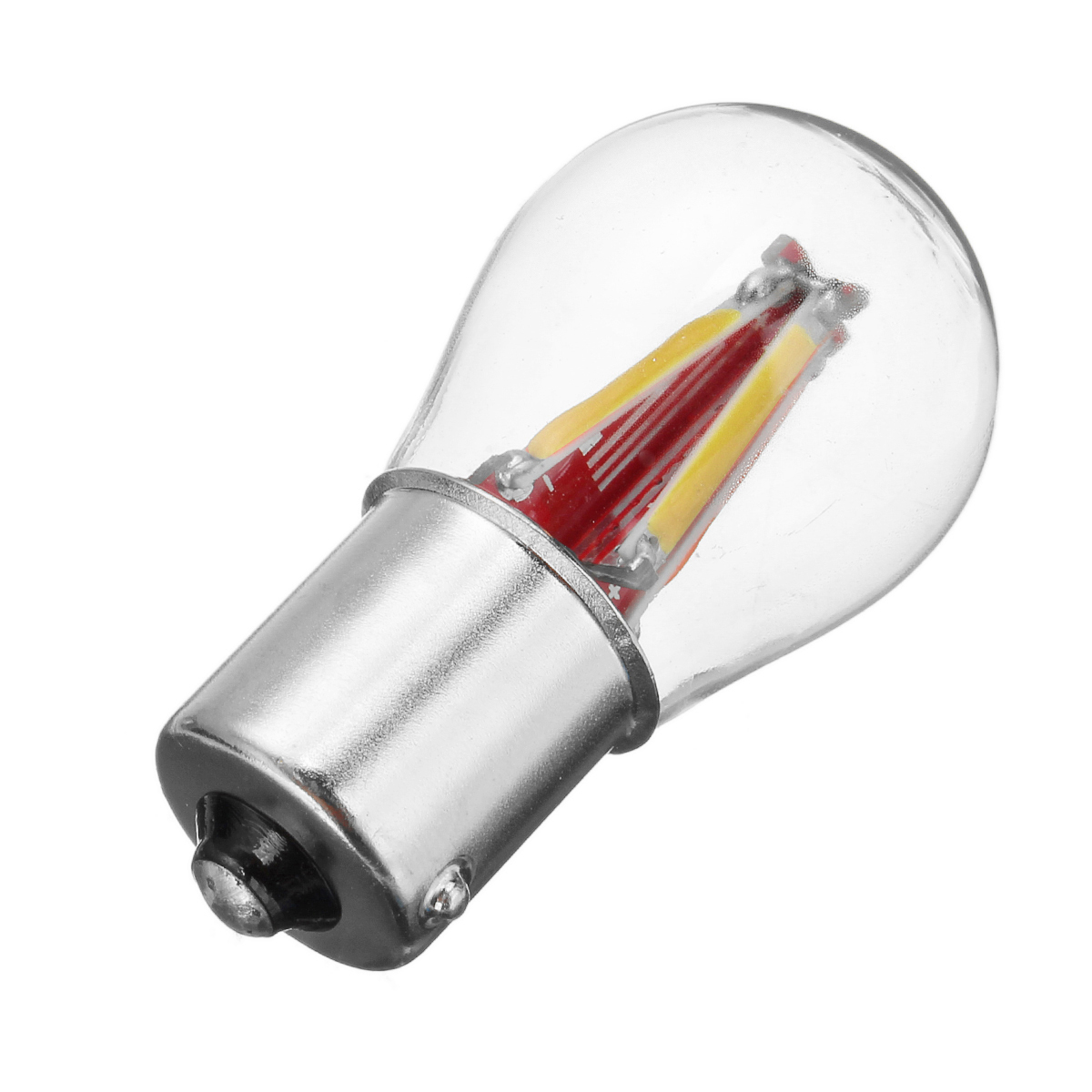 3W 1156 BA15S P21W 4 Filament COB LED Bulb Turn Signal Light Reverse Lamp 450LM for 12-24V Car Vehicle