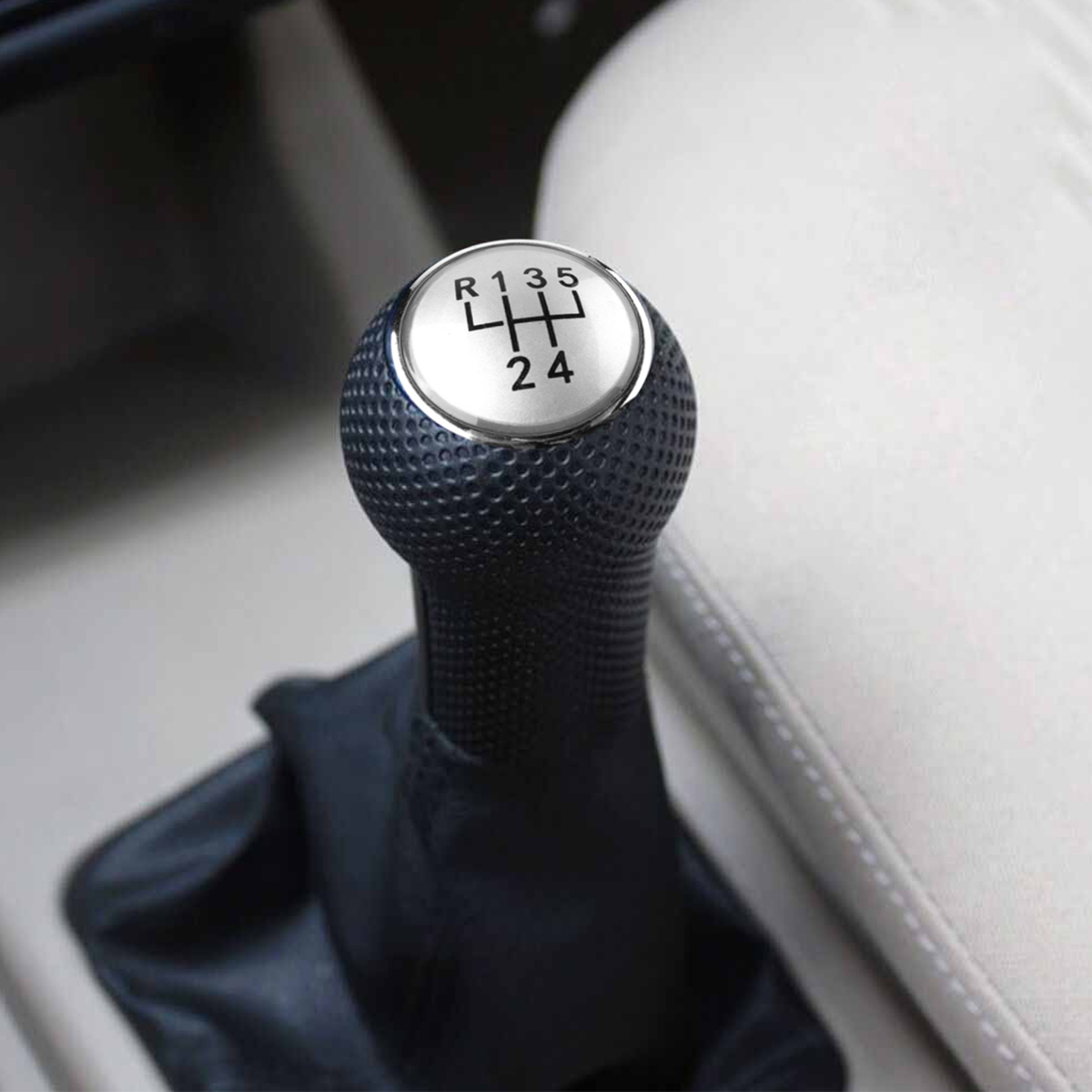 5 Speed Gear Shift Knob with Gaiter Boot Cover for VW Bora Golf MK4 GTI Jetta