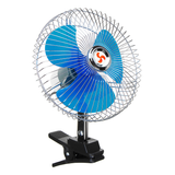 8 Inch 12V Portable Vehicle Auto Car Fan Oscillating Car Auto Clip-On Cooling Fan
