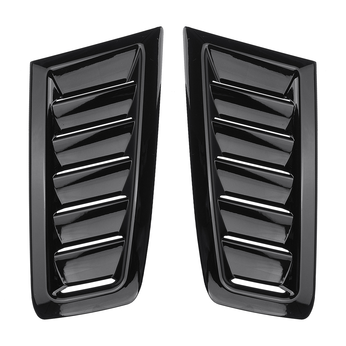 Car RS Style Bonnet Vents Universal Glossy Blackfor Ford Focus MK2