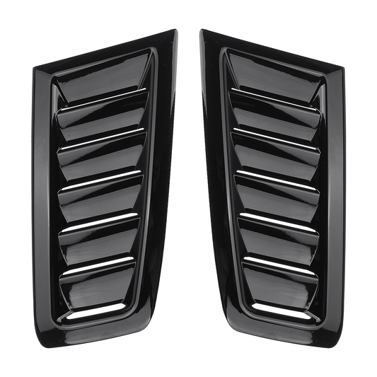 Car RS Style Bonnet Vents Universal Glossy Blackfor Ford Focus MK2