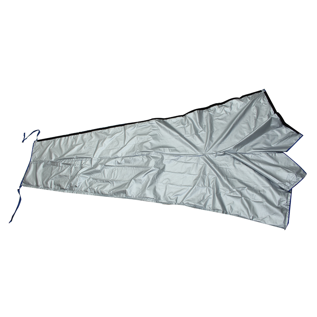 420D 8-9Ft Sailboat Cover Blue Sail Cover Mainsail Boom Waterproof Protection