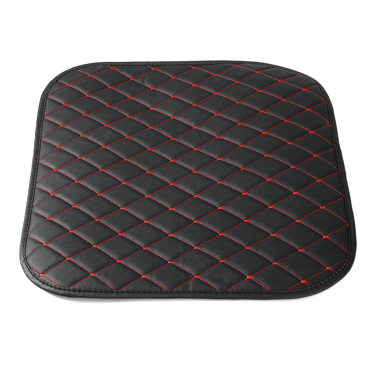 Leather Car Front Seat Cushion Covers Breathable Chair Protector Seat Pad Mat with Storage Bag - Auto GoShop