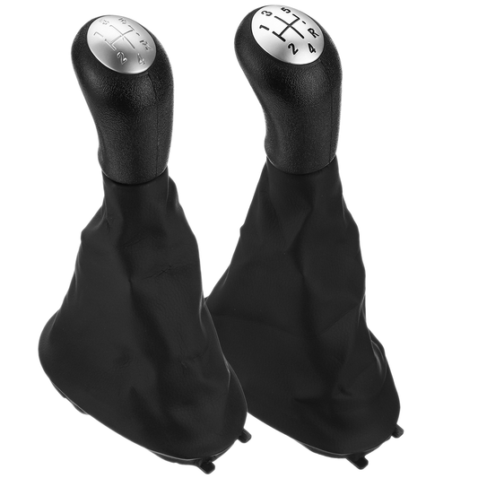 5 Speed Gear Shift Knob with Gaiter Boot Cover for Renault Megane Clio Kangoo Scenic - Auto GoShop