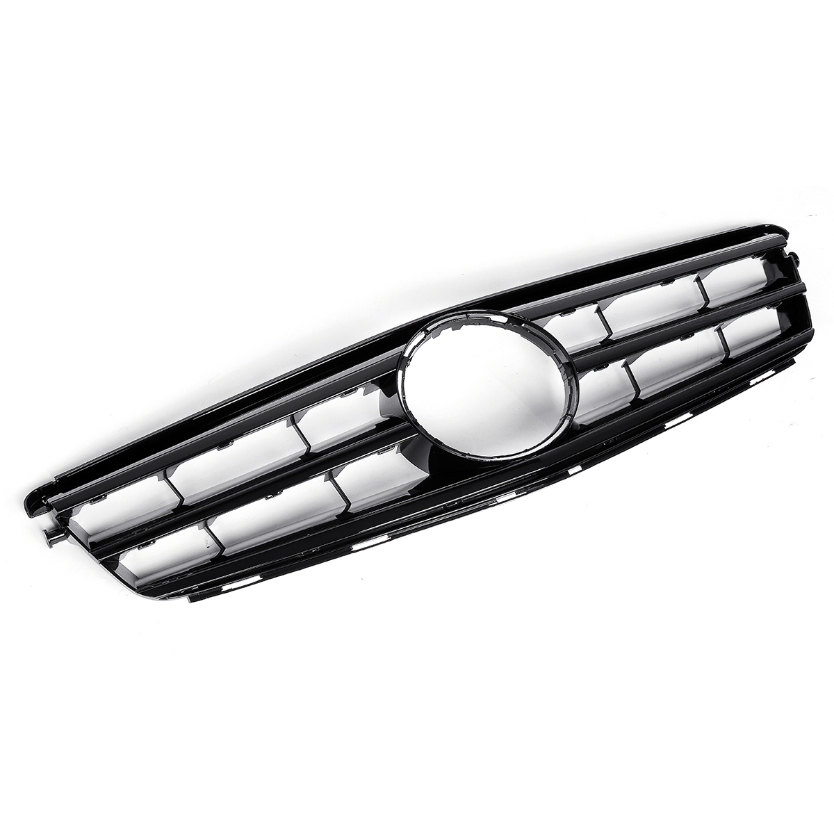 Car Glossy Black Front Upper Grille Grill for Mercedes C Class W204 C180 C200 C300 C350 2008-2014