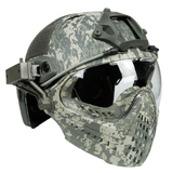 Wosport CS Army Tactical Helmet with Mask Motorcycle Hunting Riding Outdoor - Auto GoShop