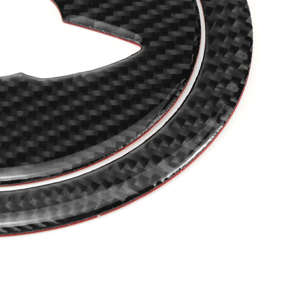 Carbon Fiber Steering Wheel Stickers Cover Trim for BMW MINI Cooper S JCWR55 R56 R57 R58 R59 R60 R61 2007-2013