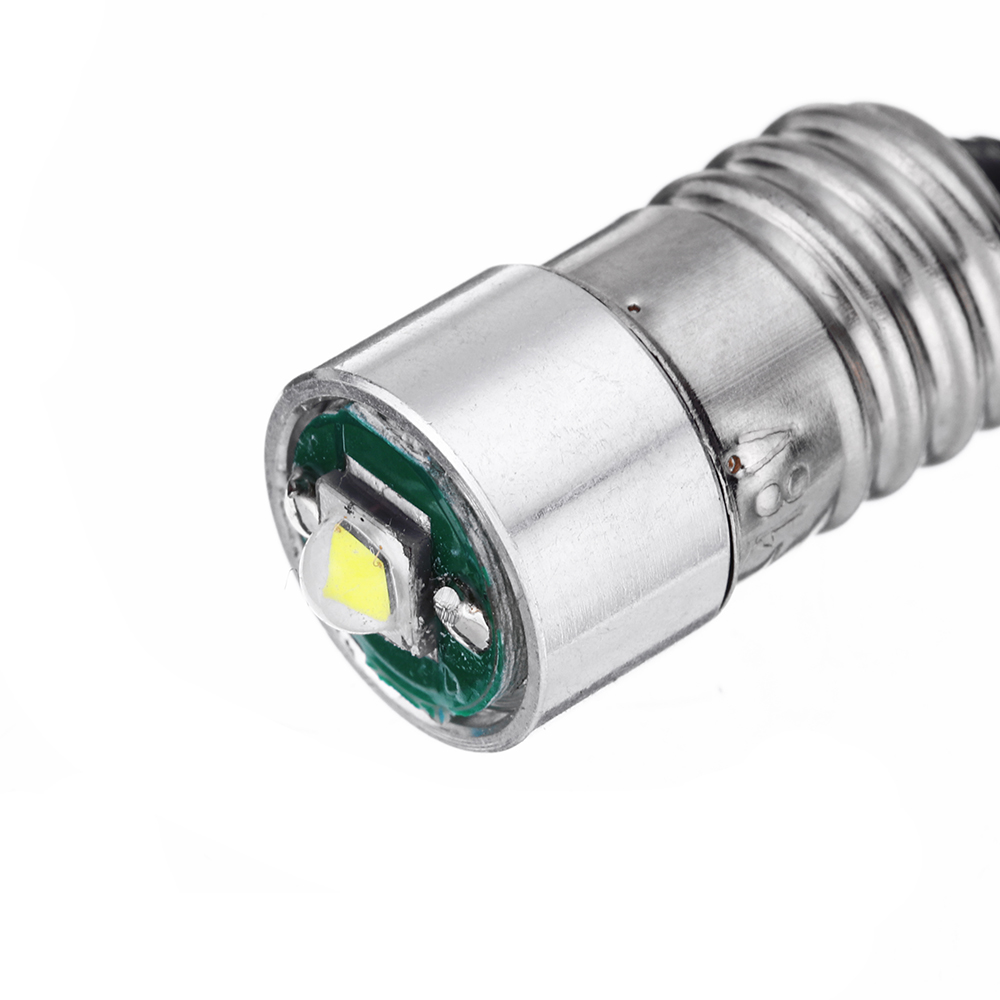 E10 3W LED Flashlight Replacement Bulb Torch Light DC 3-18V White 1PCS