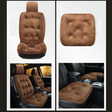 Front Car Plush Backrest Seat Cushion Soft Comfortable Cover Protect Winter Pad - Auto GoShop
