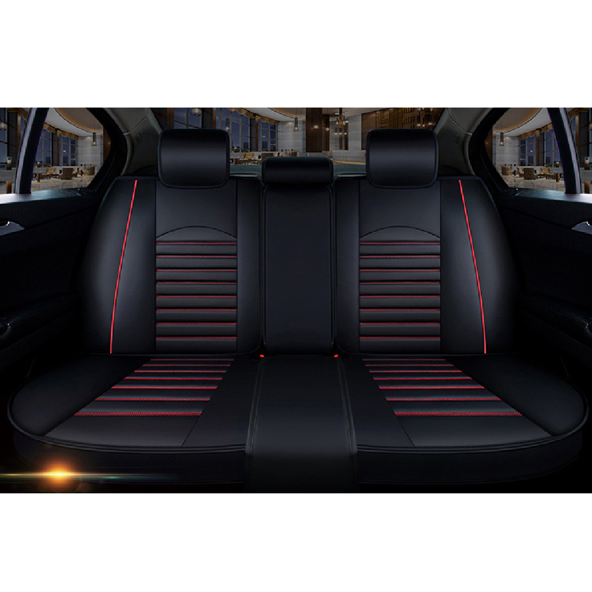 Comfortable Car SUV Seat Cushion Cover Pad Mat Protector Breathable PU Leather - Auto GoShop