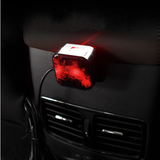 K5/K6 Rotable Car Interior Atmosphere Star Light Roof Ceiling Decoration Light 5V USB Red Laser Projection Lamp with Remote - Auto GoShop