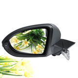 Right or Left Car Wing Side Mirror Electric 9 Pin Primed Heated Light Indicator for VW GOLF MK7 2013+