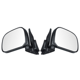 Car Manual Door Rearview Mirror with Glass Left/Right for Toyota Hiace H100 1989-2004 Right-Hand Driving