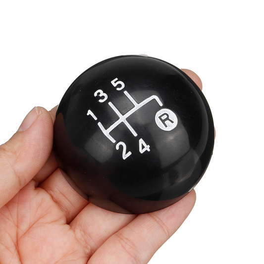 5 Speed Gear Shift Knob Cover Black Plastic for Fiat 500 500C 2012-2013 - Auto GoShop