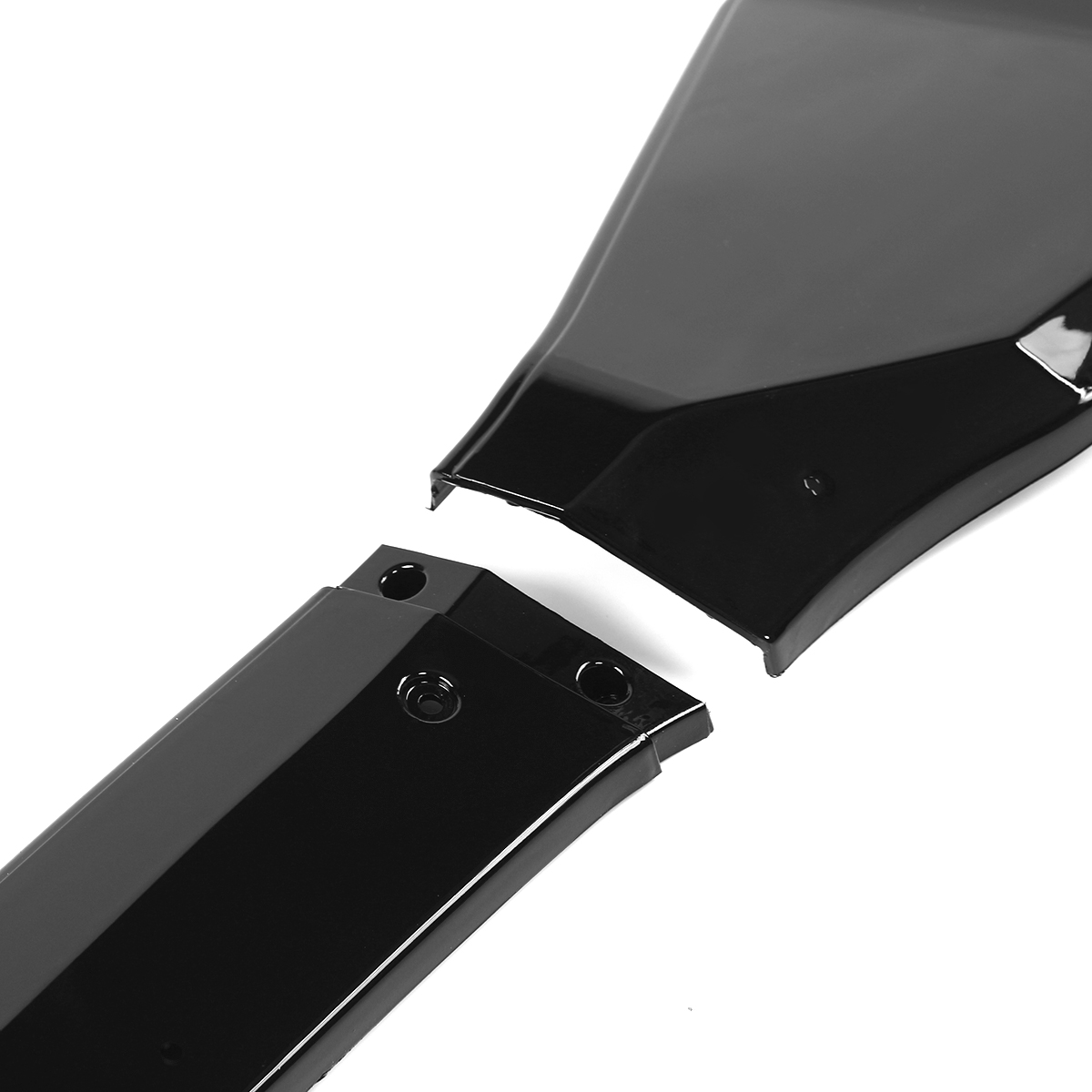 4PCS Glossy Black Front Bumper Lip Body Kit Spoiler Splitter for BMW G01 X3 G02 X4 2018-2020