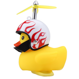 Motorcycle Bicycle Car Bell Broken Wind Duck Riding Light Cycling Accessories Small Yellow Duck Helmet Child Horn