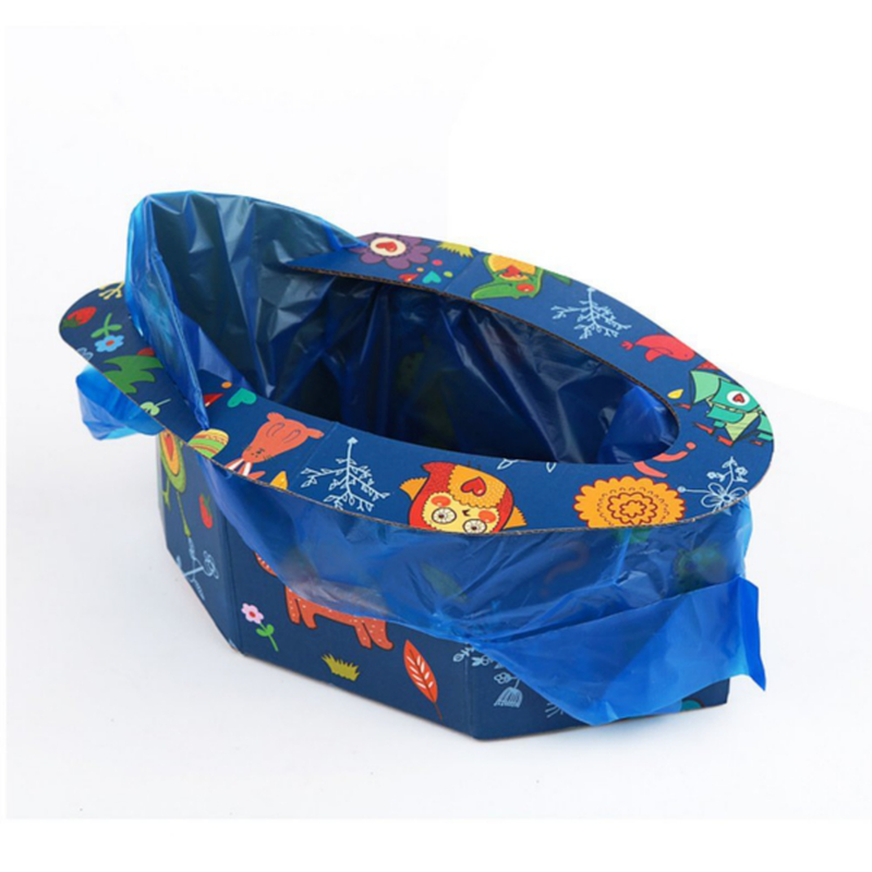 Car Emergency Disposable Portable Toilet Travel Potty Mobile Folding for Toddler Kids - Auto GoShop