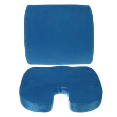 Memory Foam Home Car Seat Cushion Lumbar Back Support Orthoped Office Chair Seat Pad Mat - Auto GoShop