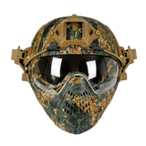 Wosport CS Army Tactical Helmet with Mask Motorcycle Hunting Riding Outdoor - Auto GoShop