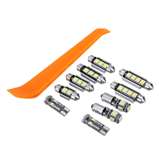 10Pcs Car LED Interior Light Bulb Kits for VW MK4 Golf GTI Jetta 1999-2005 - Auto GoShop