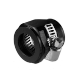 AN10 Hex Hose Finisher Clamp with Screw Band Hose End Cover Fitting Adapter Connector - Auto GoShop