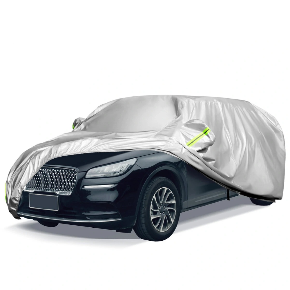 ELUTO SUV Universal Cover Waterproof Outdoor SUV Cover Indoor Outdoor Sun UV Snow Dust Resistant Protection